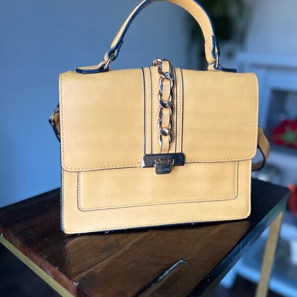 Aldo Yellow Medium Vibrant Crossbody Purse - Picture 1 of 9